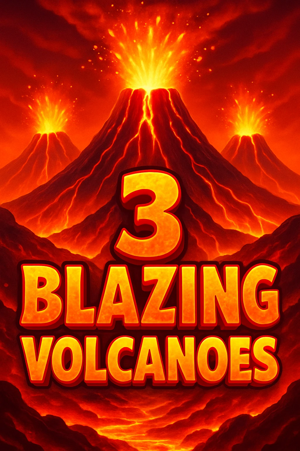 3 blazing volcanoes